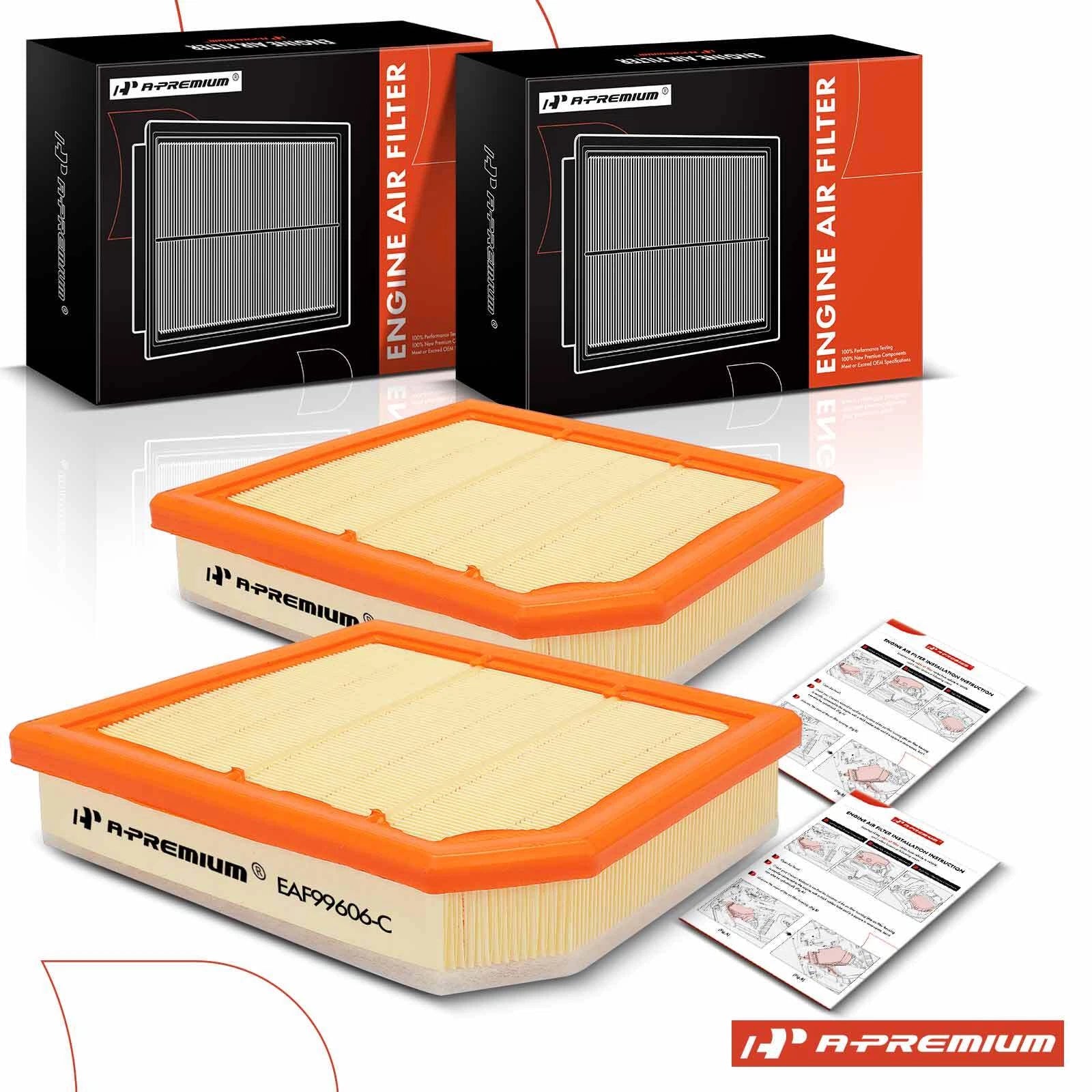 2X Engine Air Filter for BMW M235i xDrive Gran Coupe (2020–2024)