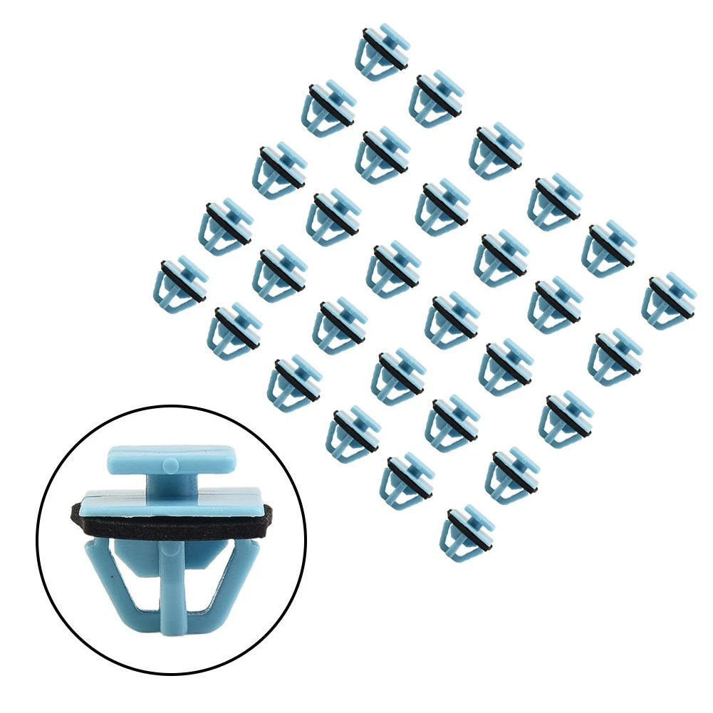 30 Molding Clips for Kia Hyundai (Fits Fender Flare, Rocker, Door)