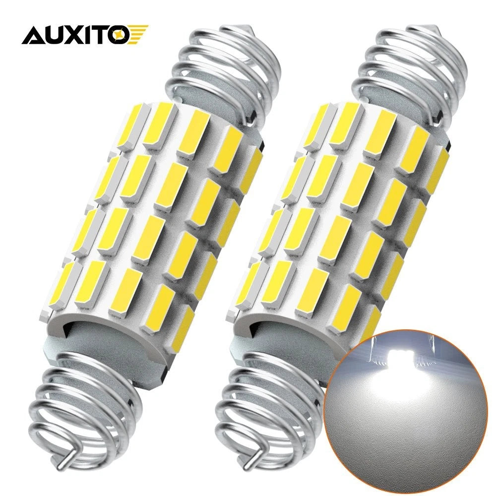2X 12V 39mm 42mm Festoon Interior Plate Light C5W 24 SMD Bulbs for HGV Truck