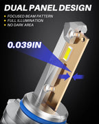 2X LED Fog Light Bulbs for Car (9145 9140 H10)