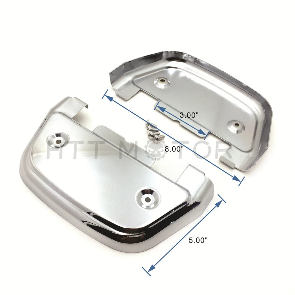 Chrome Passenger Footboard Cover for Harley Touring Trike (1987–2017)