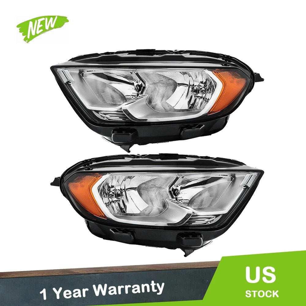 Headlight for Ford EcoSport (2018–2022) Driver/Left Side Halogen Clear