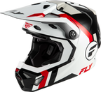 Fly Racing Formula CP Seal Helmet for Offroad (Large, White/Black/Red)