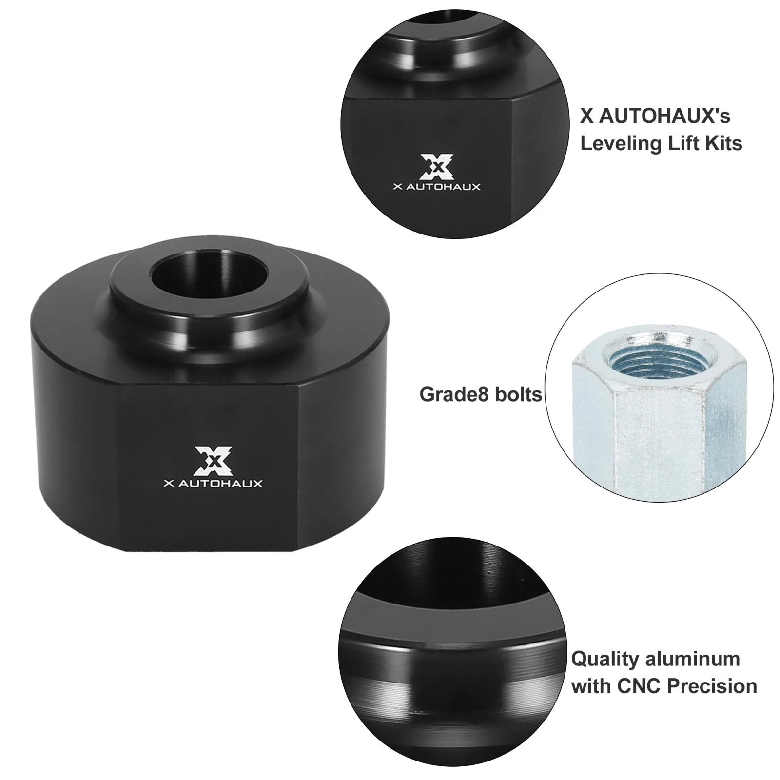 2.5 Inch Front Suspension Leveling Lift Kit for Ford F-250 F-350 (1999–2023)