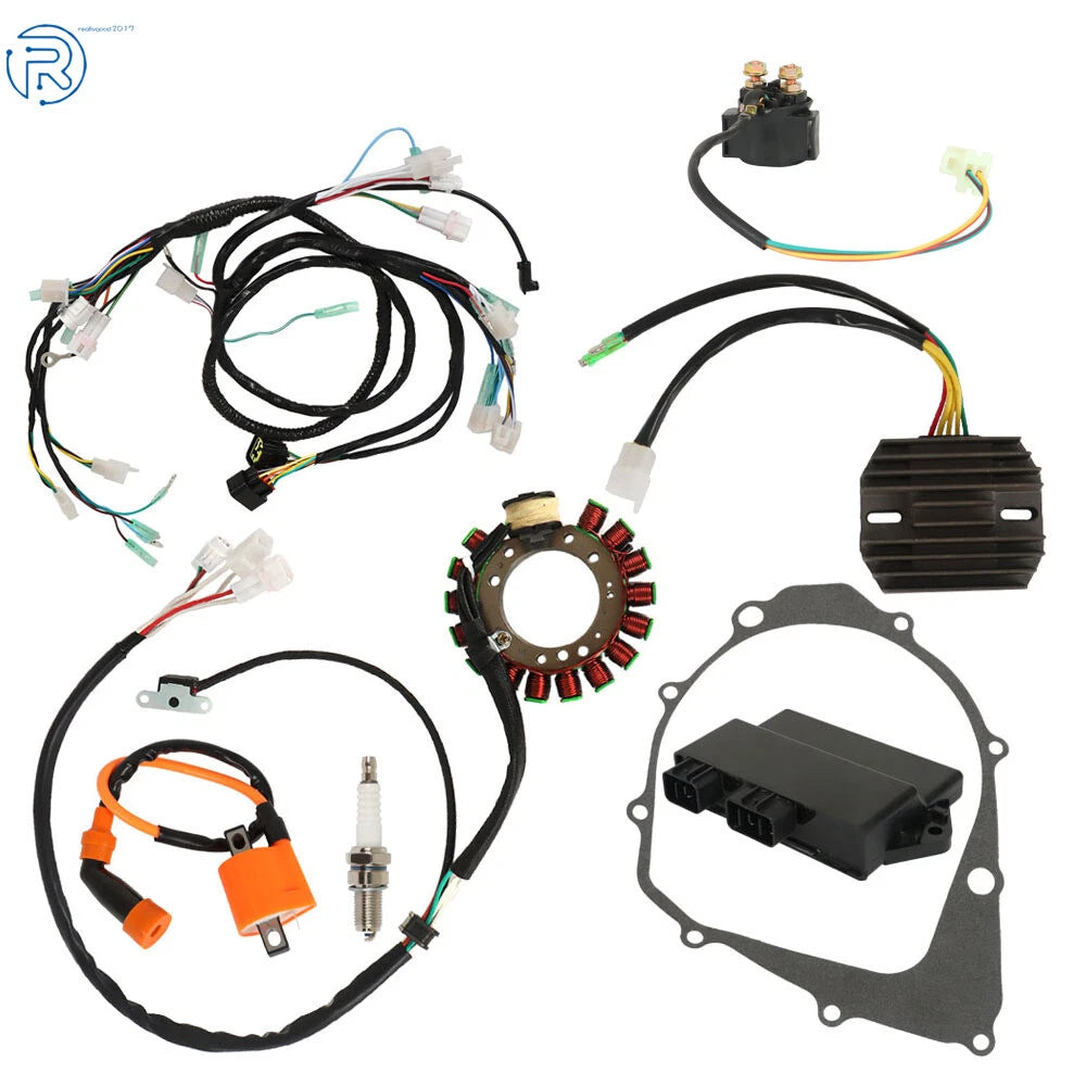 Magneto Stator Ignition Coil Wire Harness for Yamaha Warrior YFM350X (1997–2001)