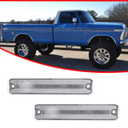 2PC Clear Side Marker Lights for Ford F150 Bronco F Series (1973–1979)