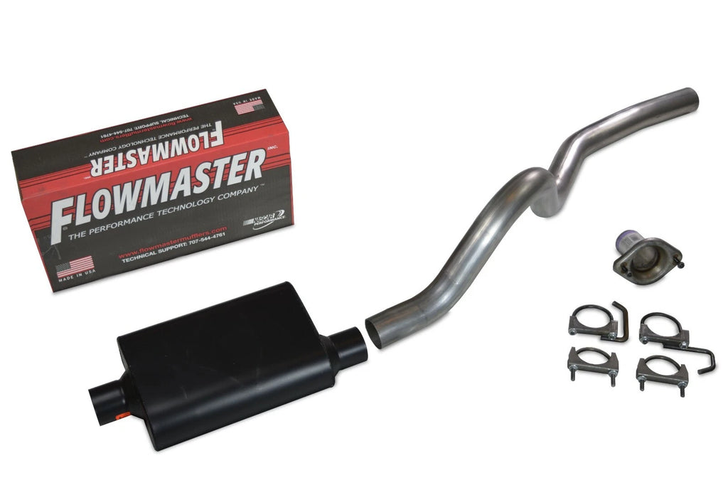 Exhaust with Flowmaster Super 44 Muffler for Jeep Wrangler TJ (2001–2006)