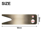 Multi Spanner Wrench Tool for Guitar and Bass Parts (Anti Rust Silver)