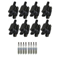 Set of 8 NGK Ignition Coils & Iridium Spark Plugs for Camaro Escalade ESV (2007–2021)
