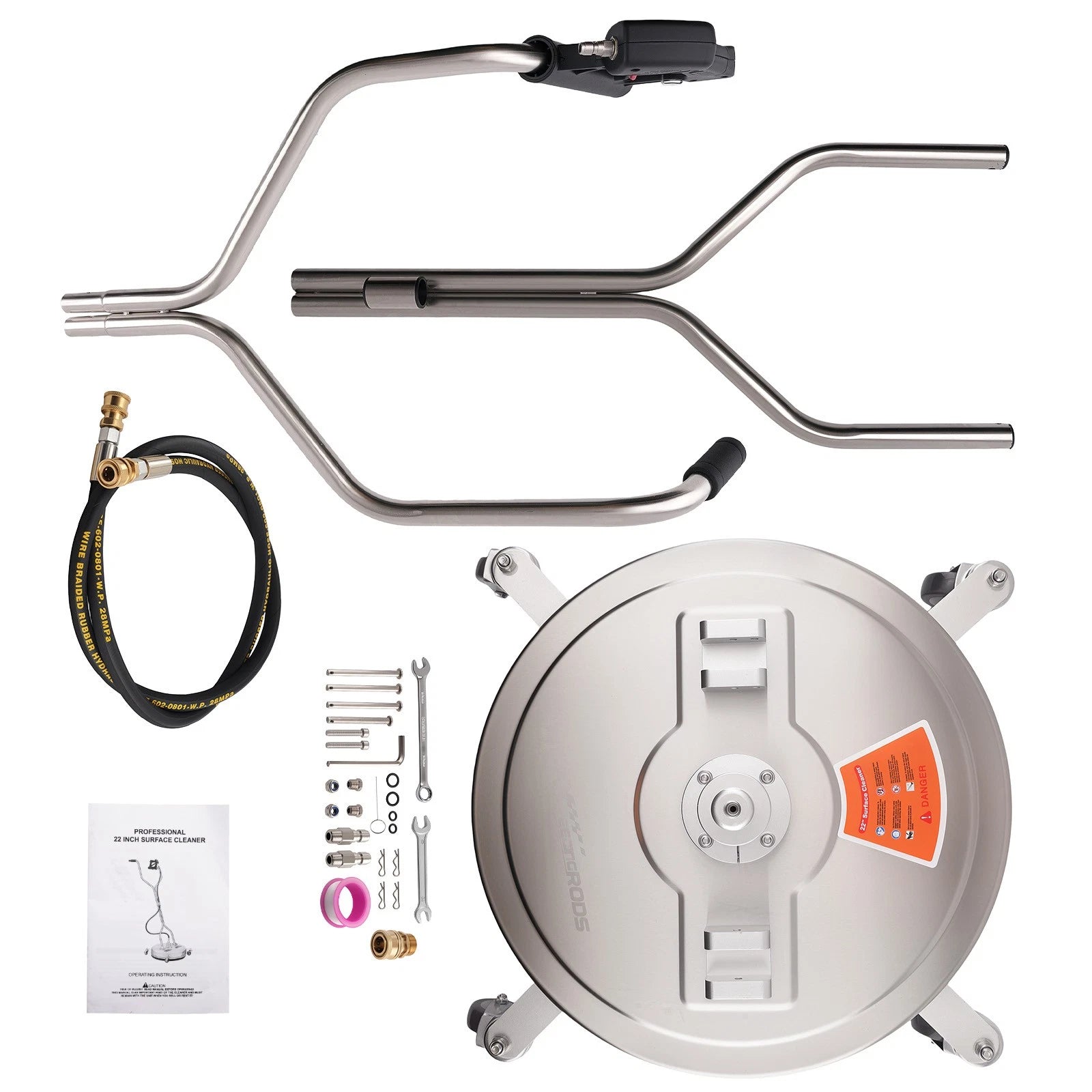 22" Pressure Washer Surface Cleaner for 4200PSI Models