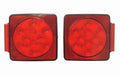 LED Submersible Square Trailer Tail/Side Light Kit for Trailers (Under 80") - 24005/24006