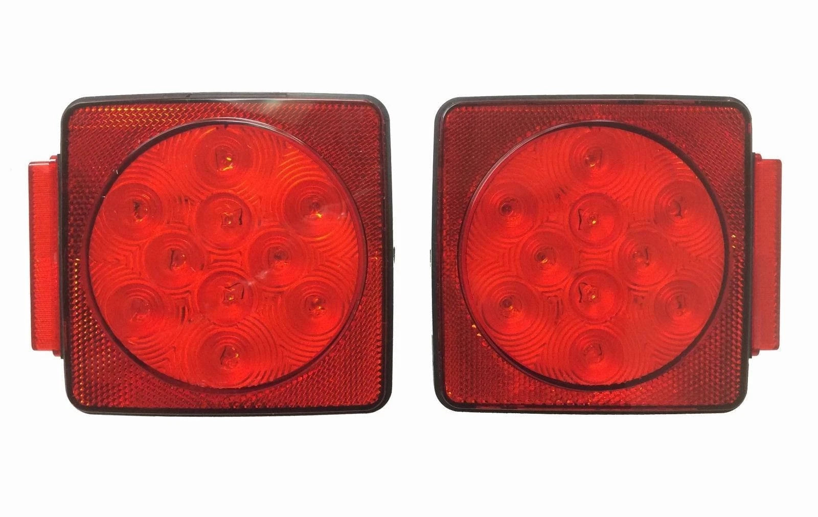 LED Submersible Square Trailer Tail/Side Light Kit for Trailers (Under 80") - 24005/24006