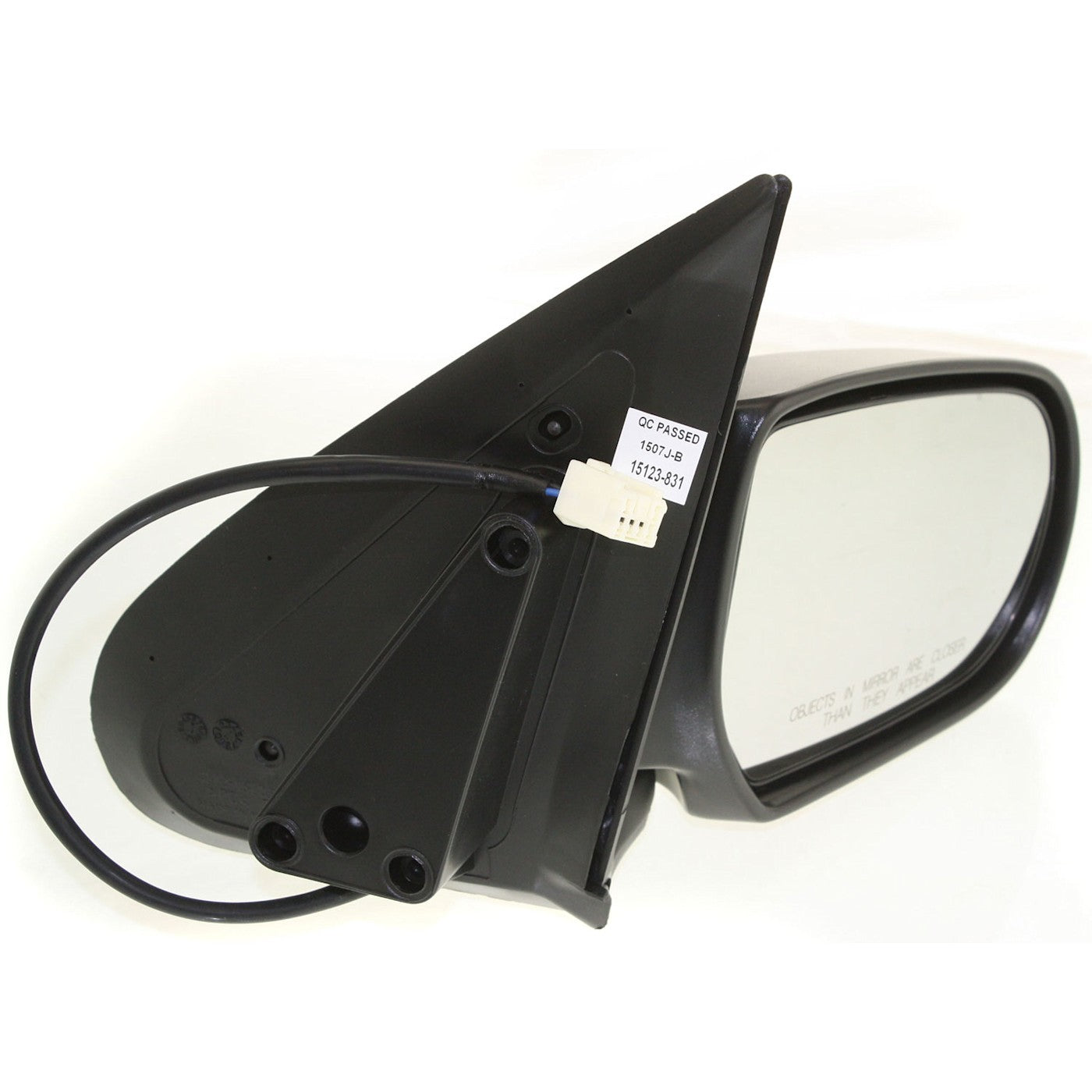 Power Mirror Set for Ford Escape (2001–2002) Manual Fold Textured Black