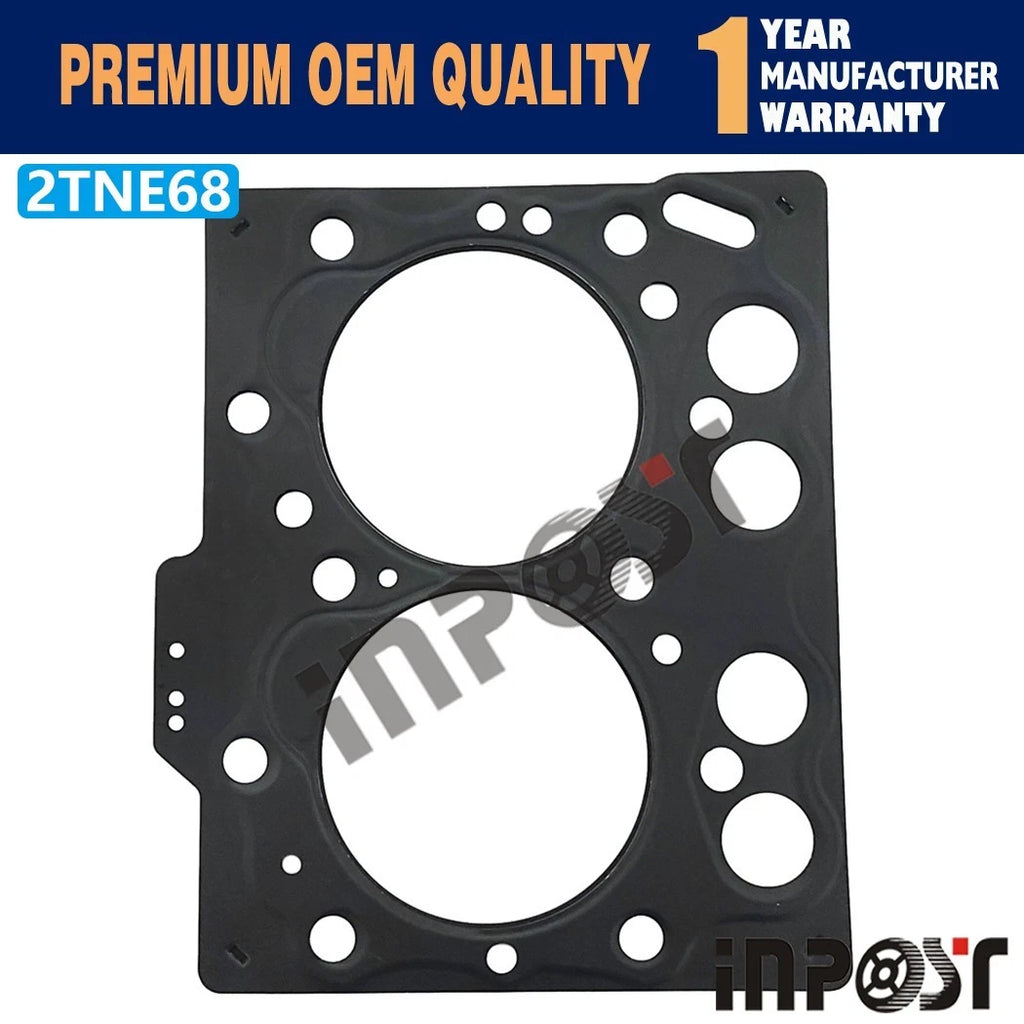 Full Overhaul Head Gasket Kit for Yanmar TB108 A2C Excavator (2TNE68, 2D68E)