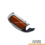 Chrome & Yellow LED Front Fender Tip Light for Harley Electra Glide (2000-2009)