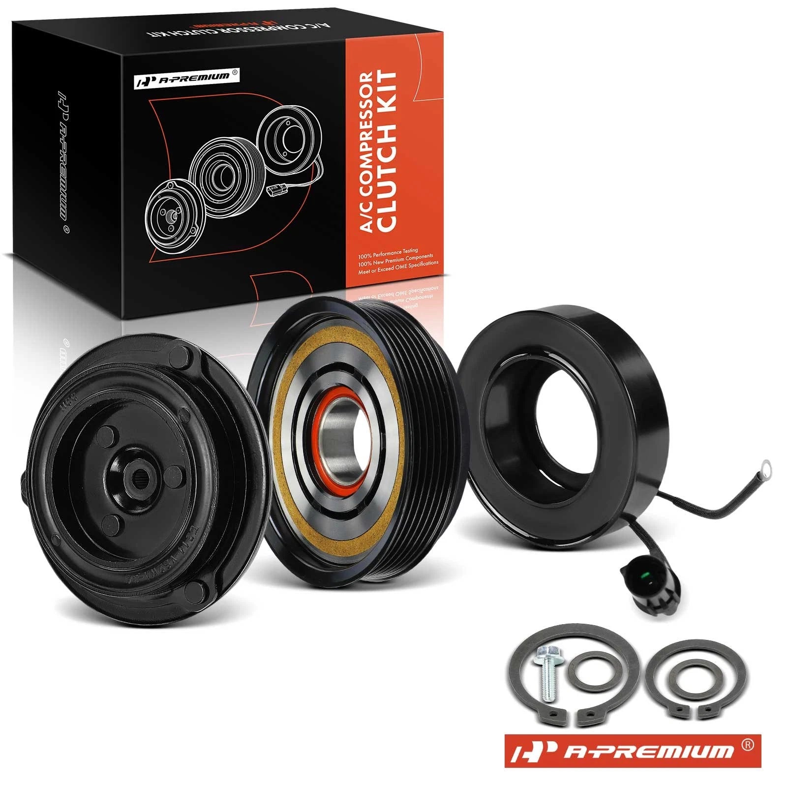 A/C Compressor Clutch Kit for Hyundai Sonata, Kia Optima (2006–2009)