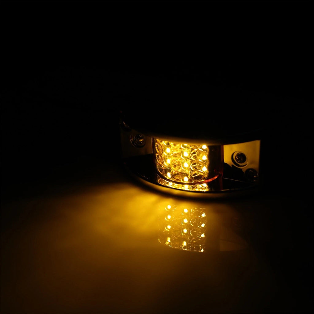 20X LED Amber Side Marker Lights for Peterbilt Truck (Fits Pickup Lorry)
