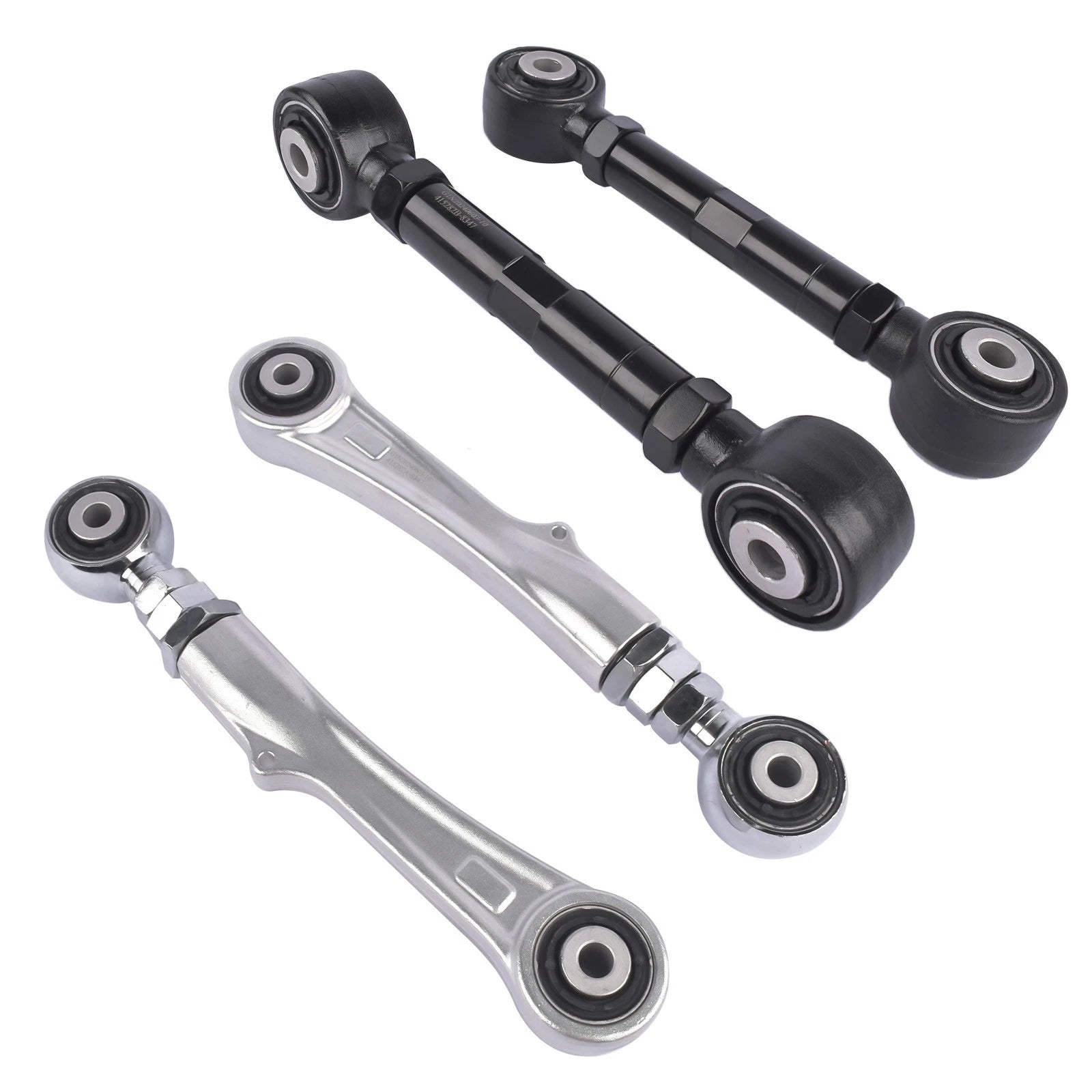 Set of 4 Rear Adjustable Control Arms Camber & Toe Kit for Tesla Model X (2015–2020)