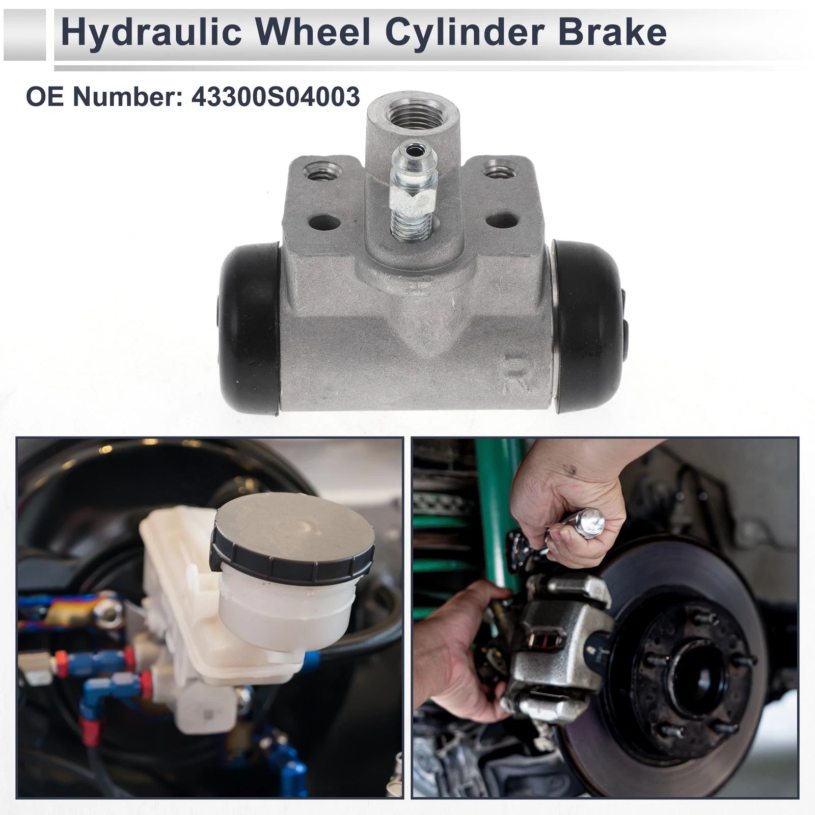 Rear Right Brake Wheel Cylinder No. 43300S04003 for Honda Accord (1990–1993)