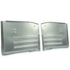 Set of 2 Front Floor Pans LH & RH for Chevy All Models (1955–1957) Zinc-Plated