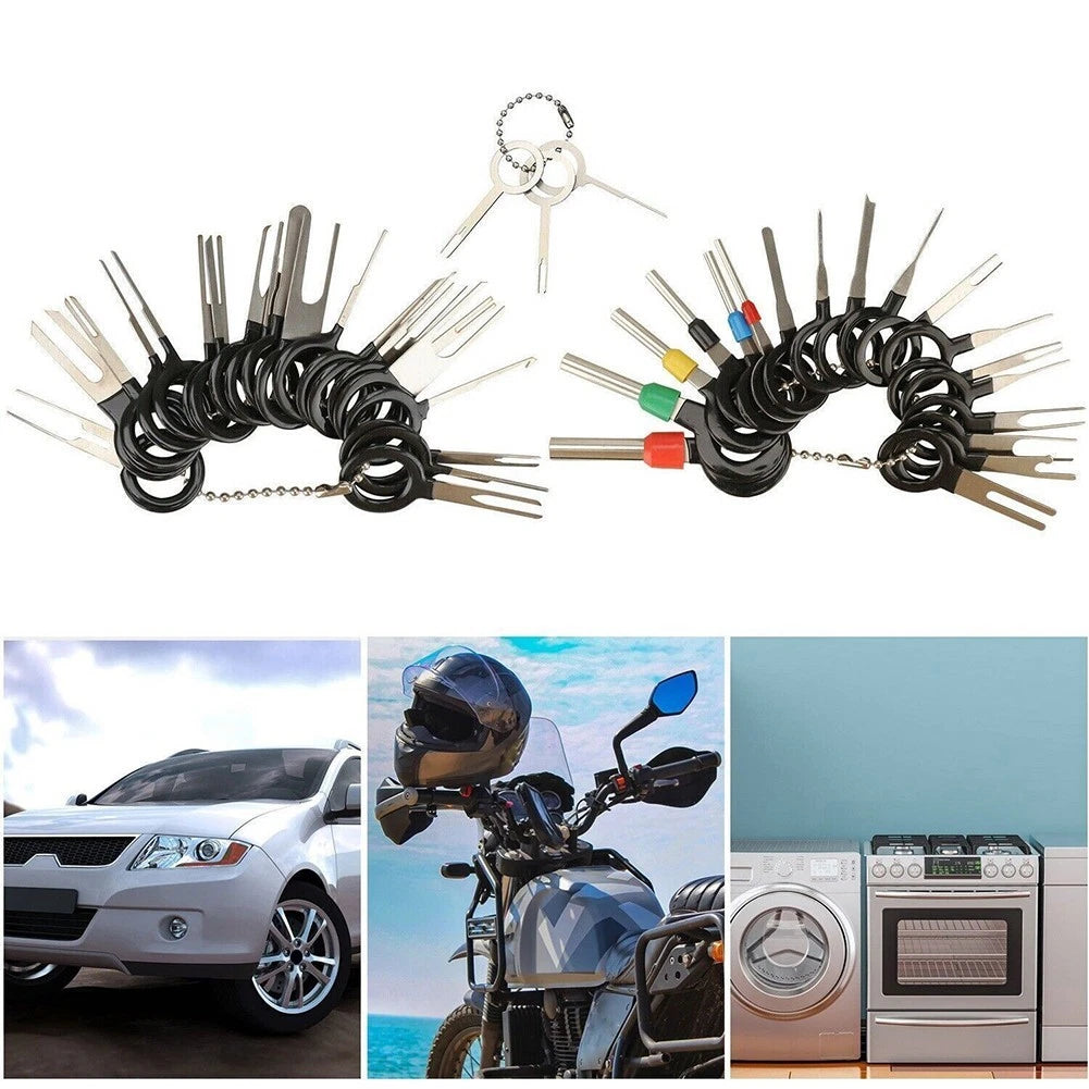 41PC Stainless Steel Wire Terminal Extraction Tool Set for Cars