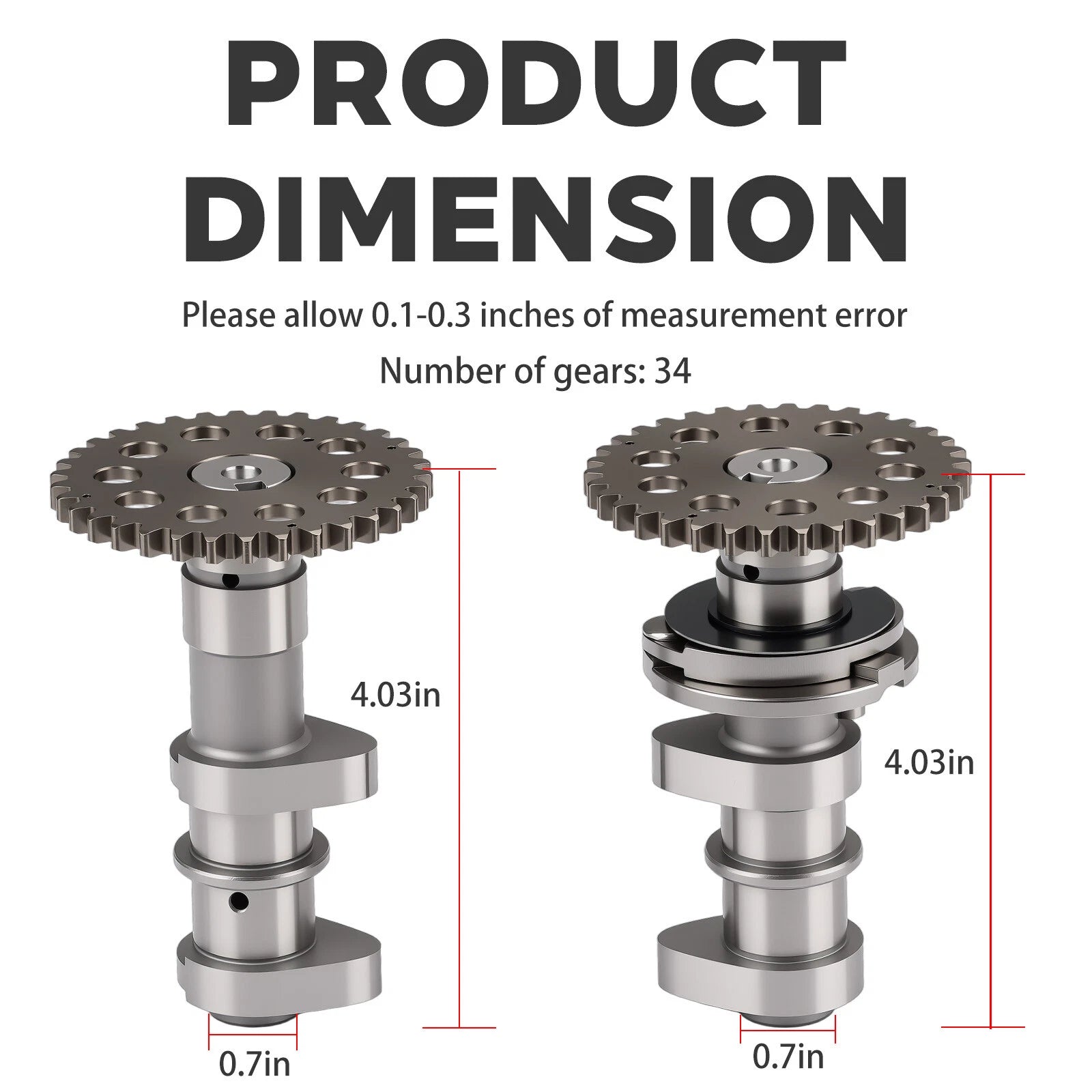 Intake & Exhaust Timing Camshaft for Kawasaki KFX 400 (2003–2006)