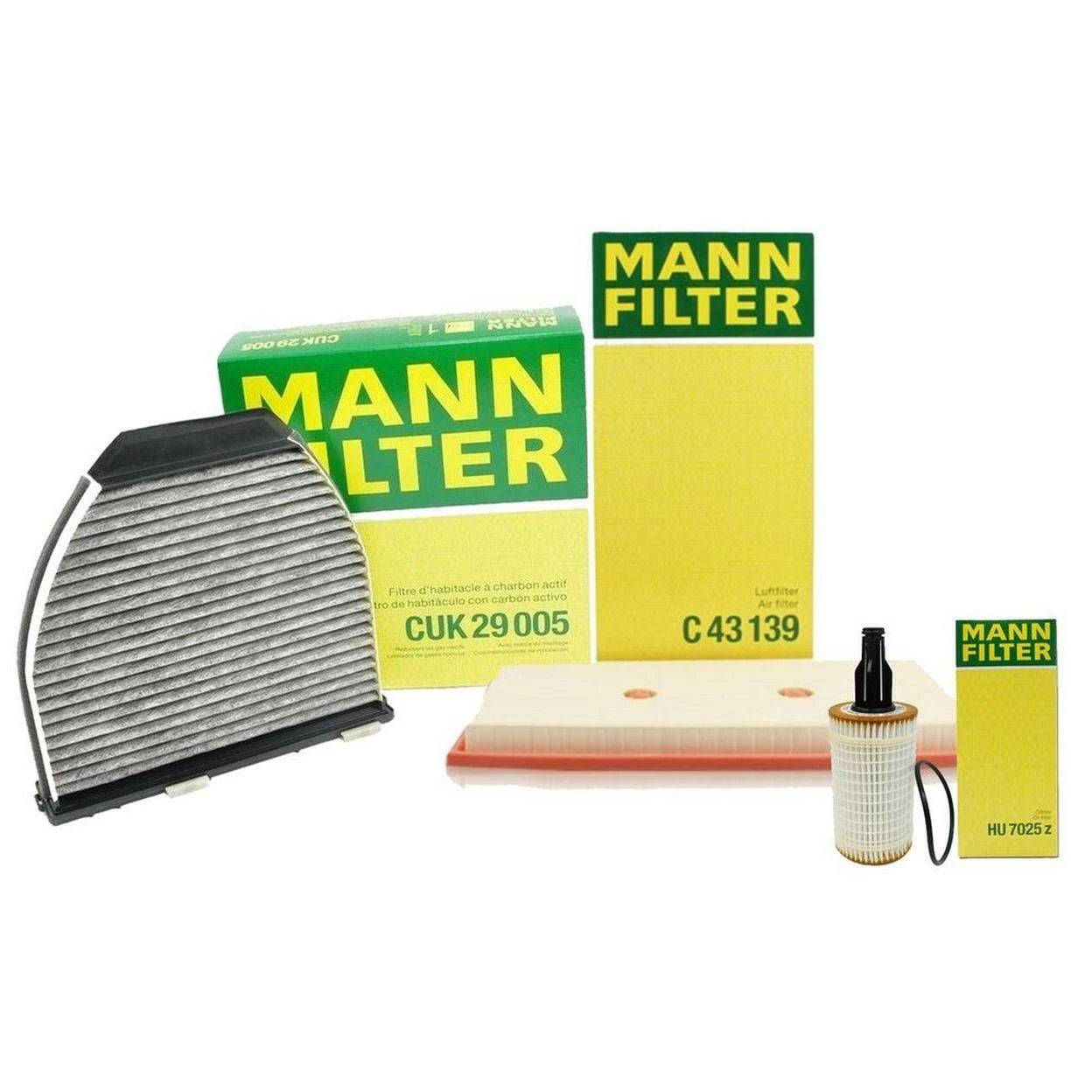Mann Filter Service Kit for Mercedes E350 2012 (W212) 3.5L V6 4Matic