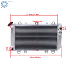 Aluminum Radiator with Cap for Kawasaki Mule 2500 2510 2520 (1993–2000)
