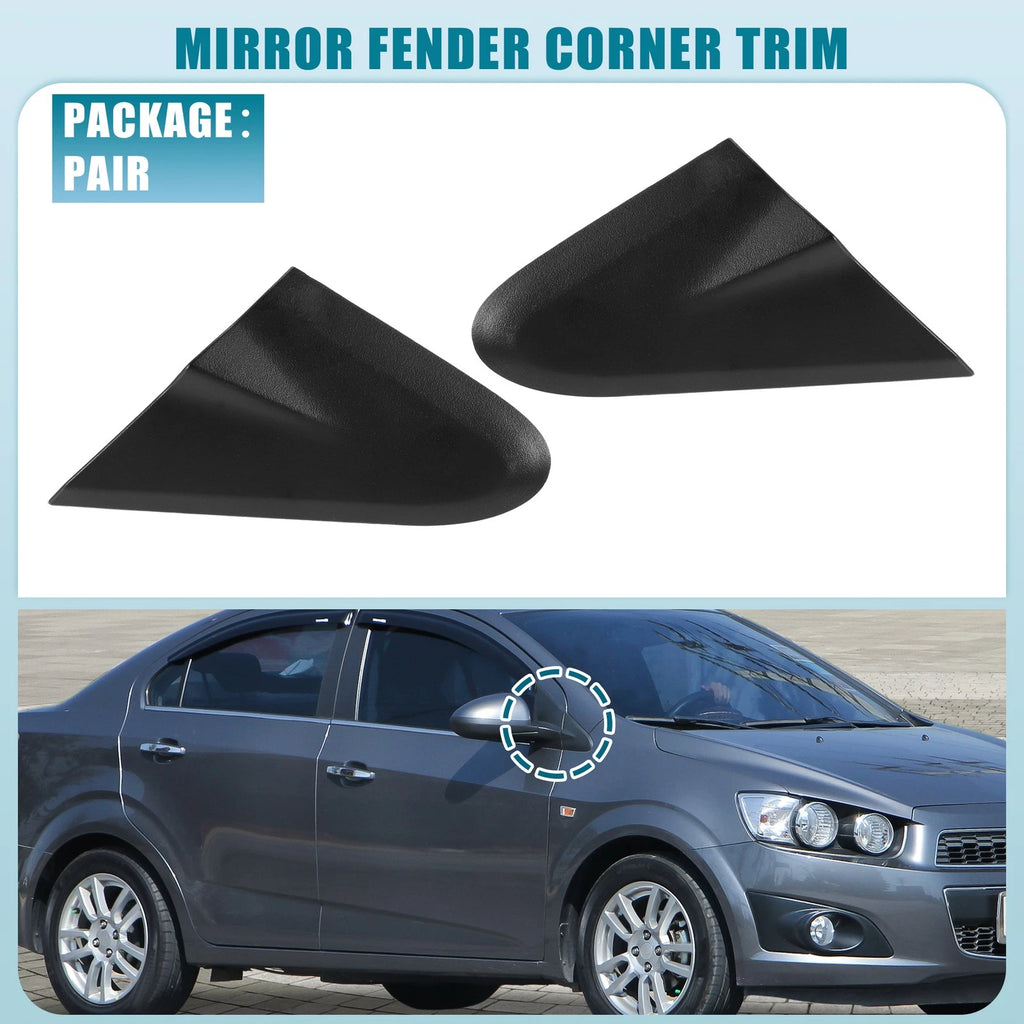 1 Pair Mirror Triangle Fender Cover for Chevrolet Sonic (2012–2020)