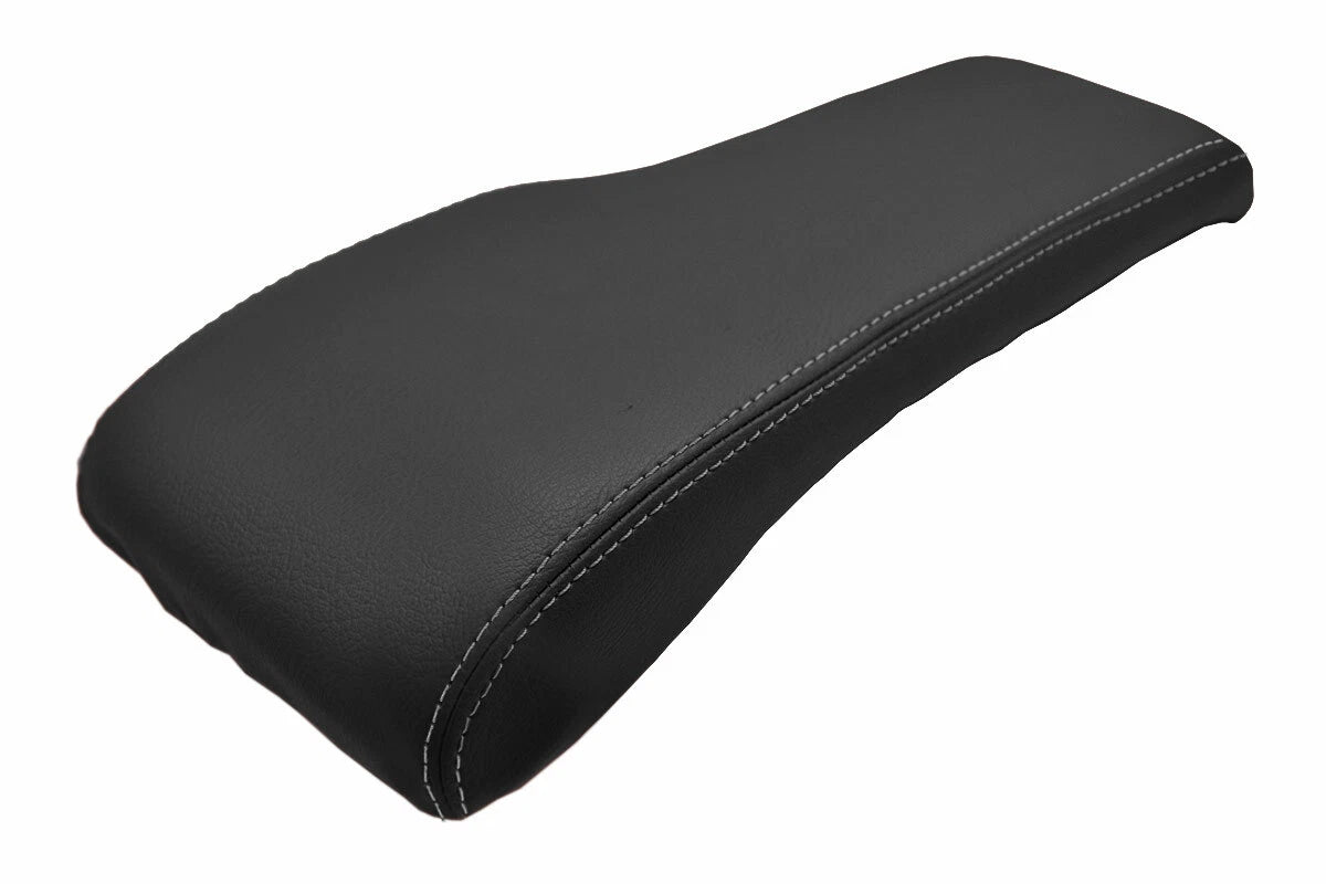 Console Lid Cover for Toyota Tacoma (2001–2004) Gray Leather Stitch
