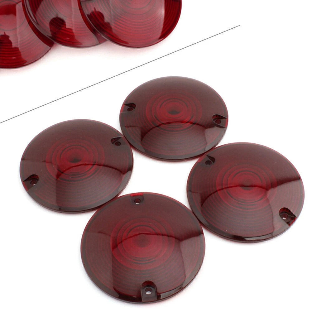 4X Turn Signal Light Indicator Cover Lens for Harley Davidson Electra Glide