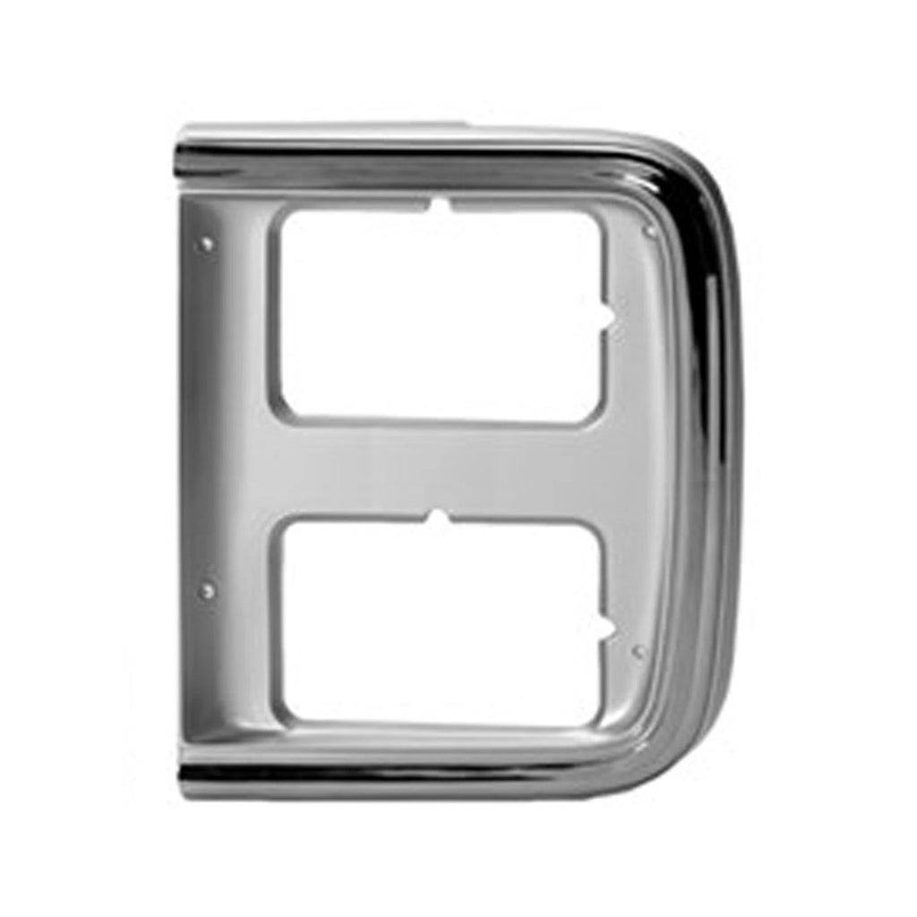 Replacement Silver Driver Side Head Light Door w/Dual Rectangular Head Light