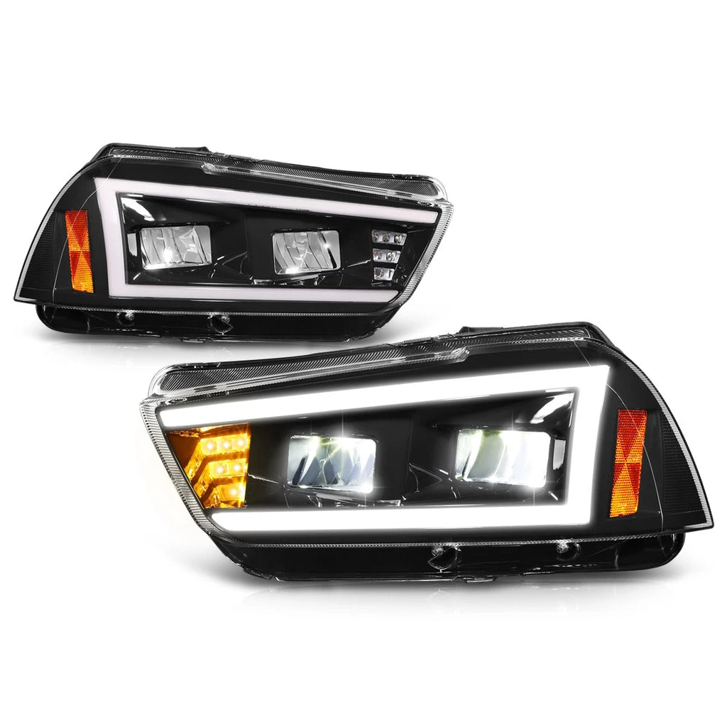 LED DRL Sequential Turn Signal Headlights for Dodge Charger (2011–2014)