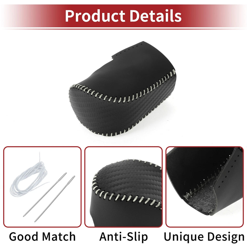 Gear Shift Knob Cover for Honda HR-V (2023–2024) Black Carbon Fiber