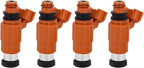 Set of 4 Fuel Injectors for Yamaha 115 HP Outboard (68V-8A360-00-00)