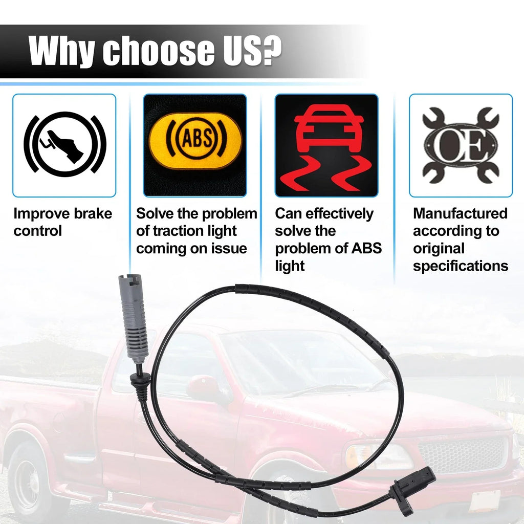 Rear Left Right Side ABS Wheel Speed Sensor for BMW 125i
