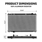 Aluminum Radiator for Infiniti Q50 (2014–2018) 13403