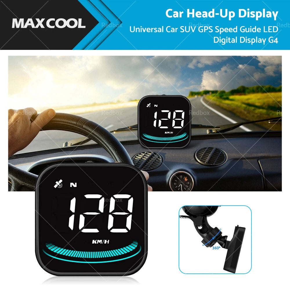 GPS Car HUD Head Up Display Speedometer for Universal (2002–2023)
