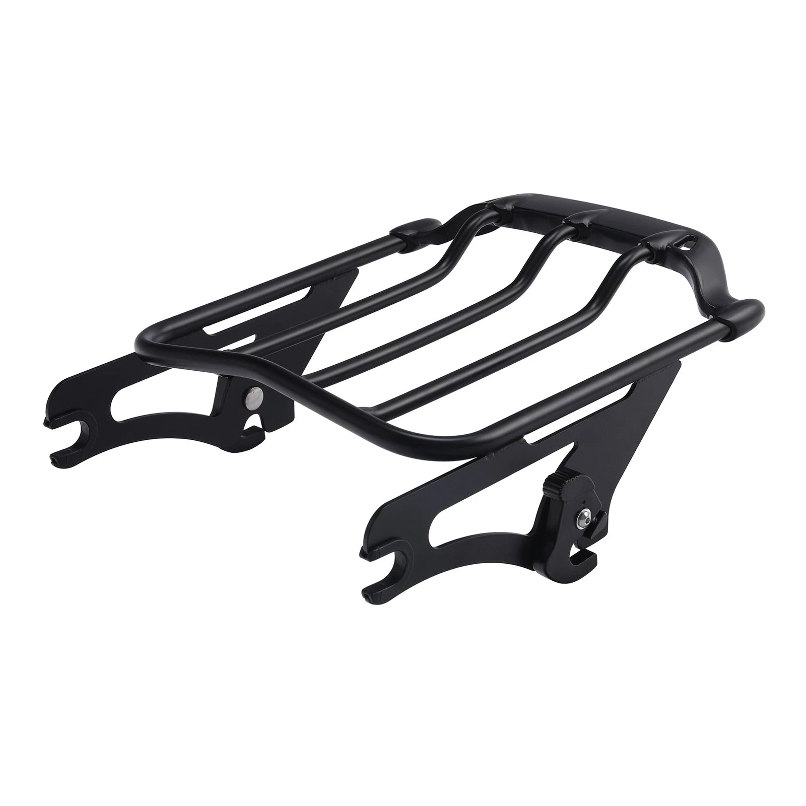 Black Two Up Luggage Rack for Harley Touring Street Glide (2009–2022)