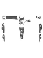 RHD Carbon Fiber Trim Stickers Decals Cover for Toyota Corolla (2007–2013)