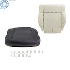 Set of 2 Driver Lower Seat Covers and Foam Cushions for Jeep Wrangler (2007–2012)