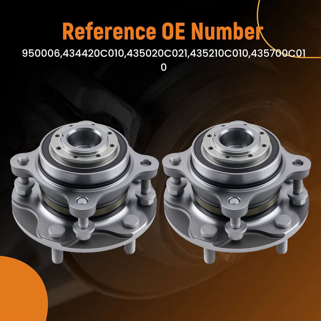 2X Front Left & Right Wheel Bearing for Toyota Sequoia/Tundra (2007–2021)