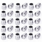 100 Pcs Chrome Valve Stem Caps for Car Truck Auto Wheels