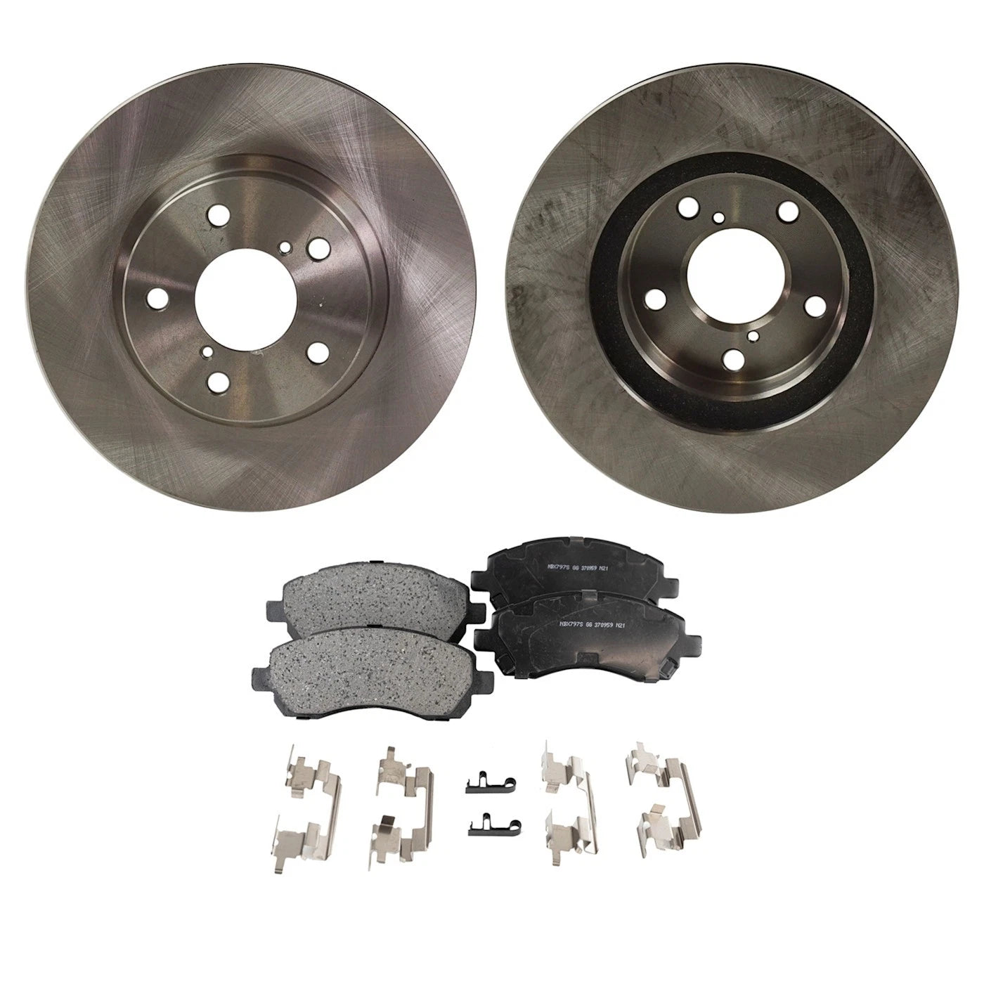 Front Brake Disc Rotors and Pads Kit for Subaru Impreza Legacy (1997–2000)