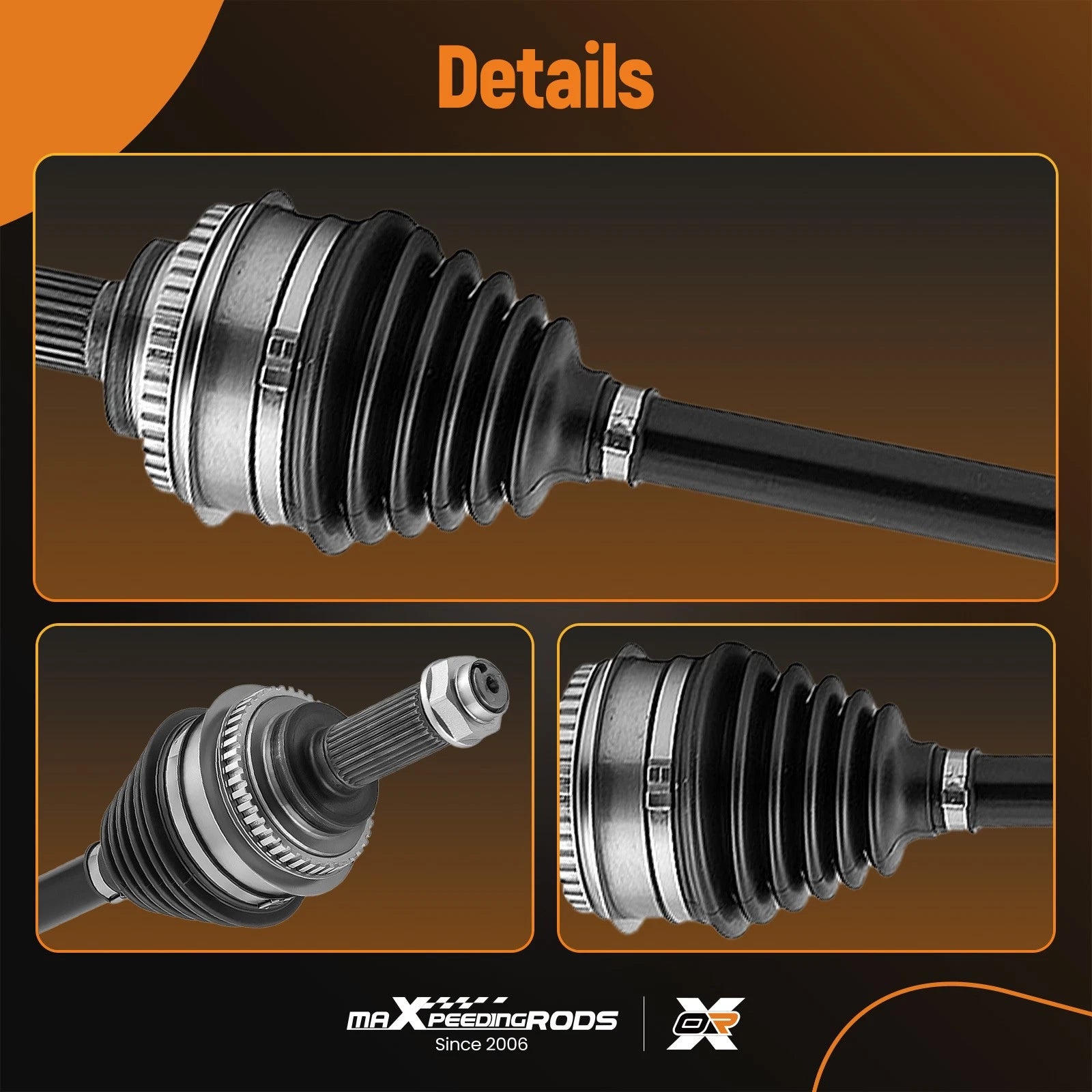 CV Axle Shaft Assembly for Subaru Forester, Impreza (2004–2006)