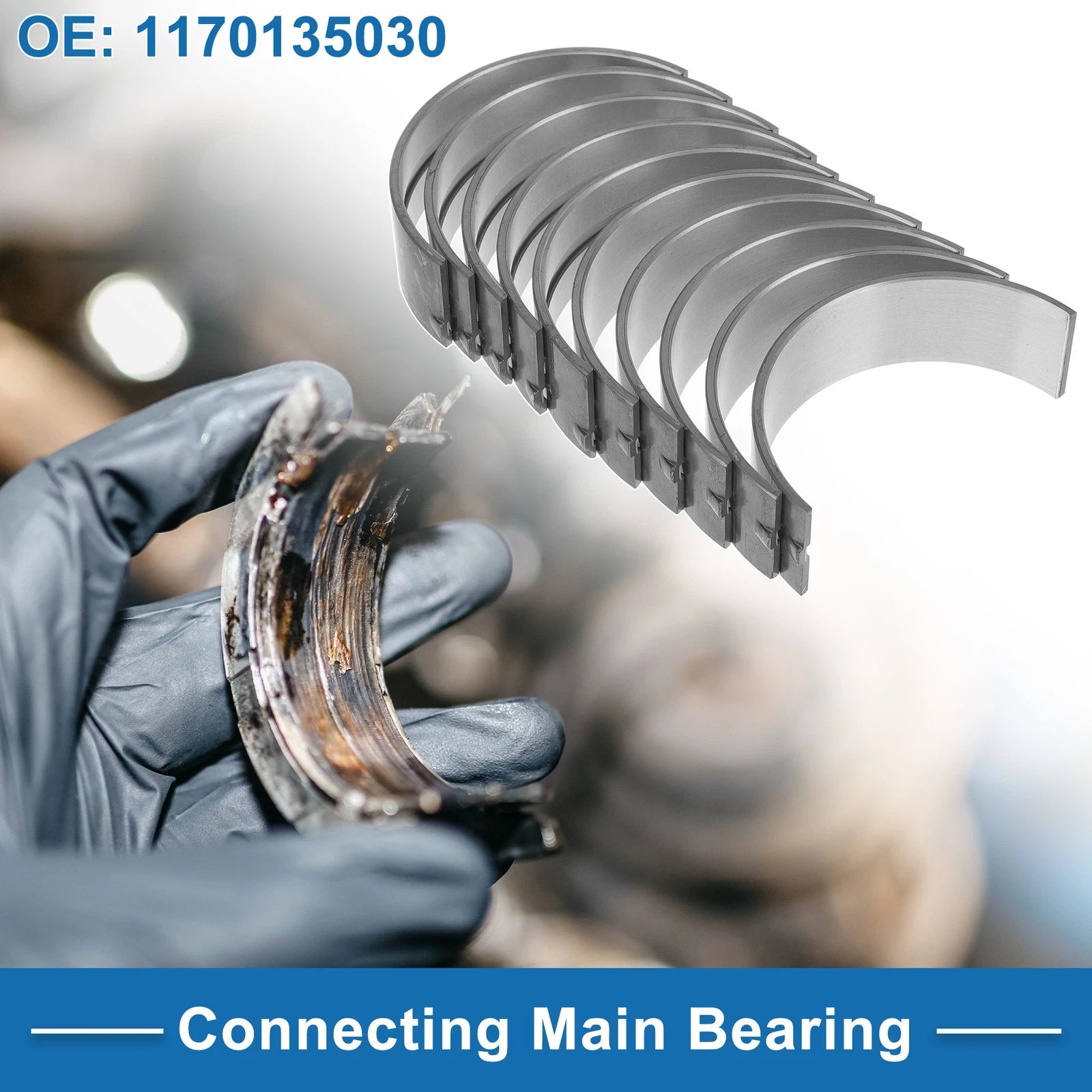 Main Bearing Set No.1170135030 for Toyota Hiace (1980–1995)