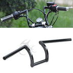 Black Handlebar 1" for Harley Custom Bobber, Softail, Dyna, Sportster