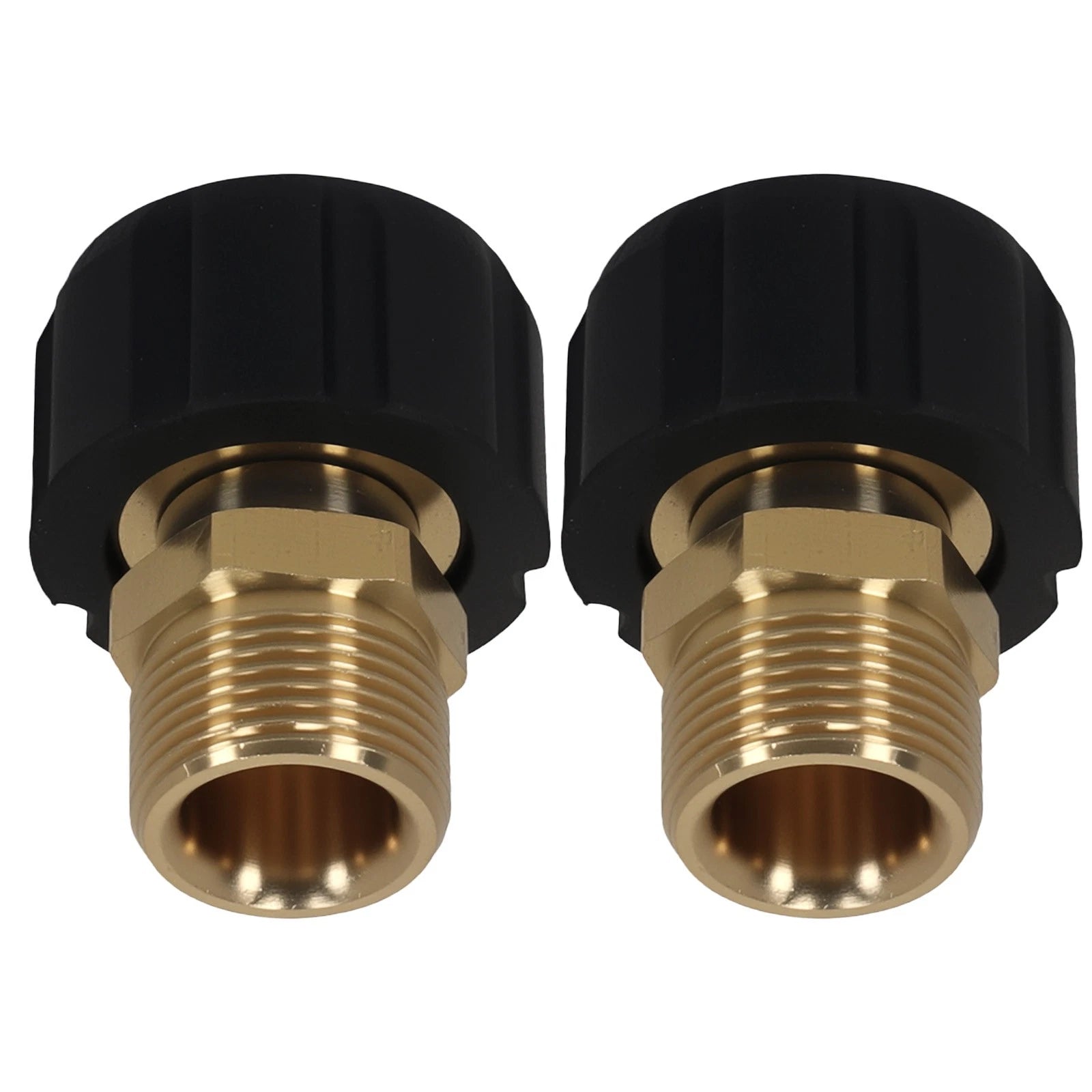 M22 15mm Female to M22 14mm Male Brass Pressure Washer Adapter 5000PSI