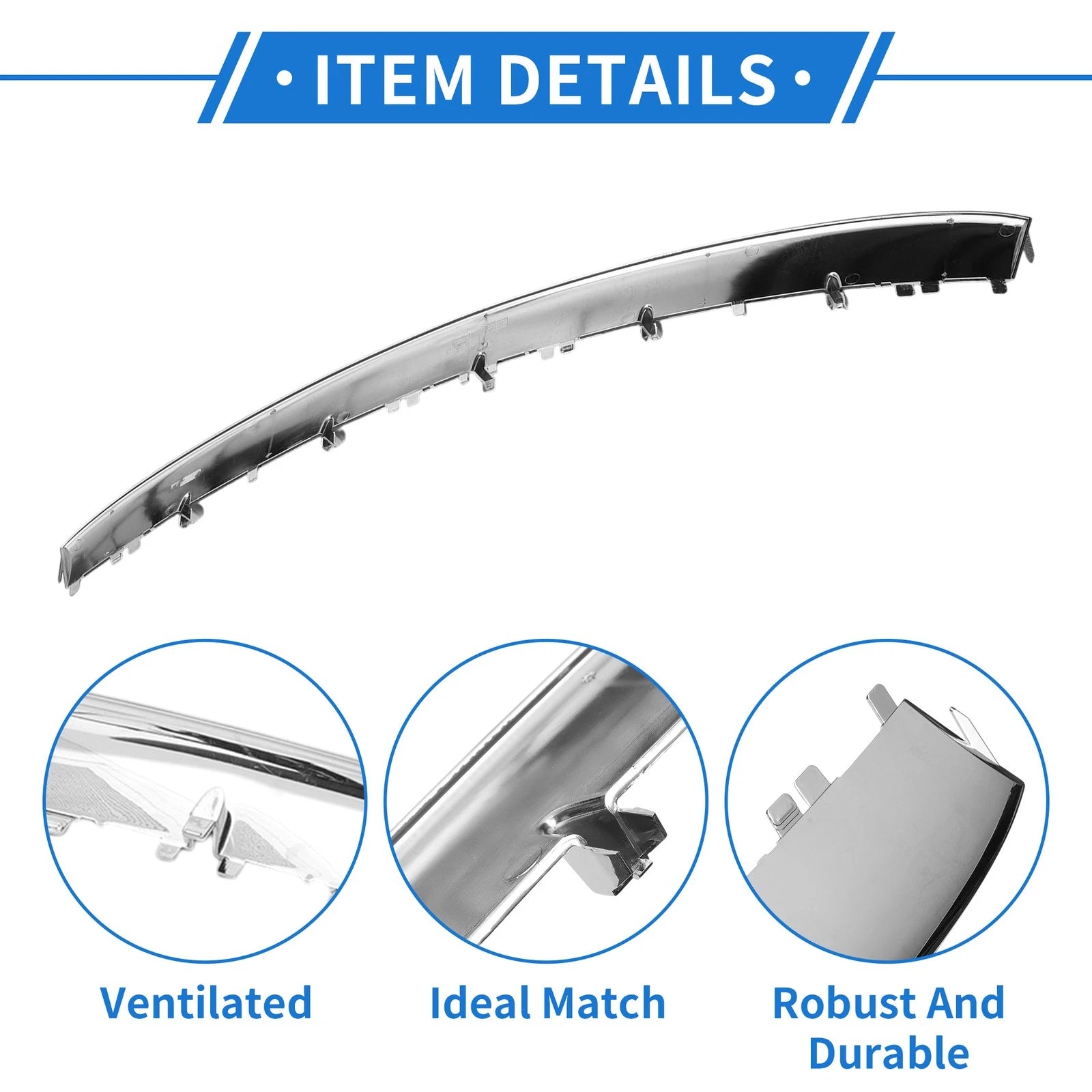 Rear Lower Center Bumper Grille Trim for Mercedes-Benz CLA (2014–2016)