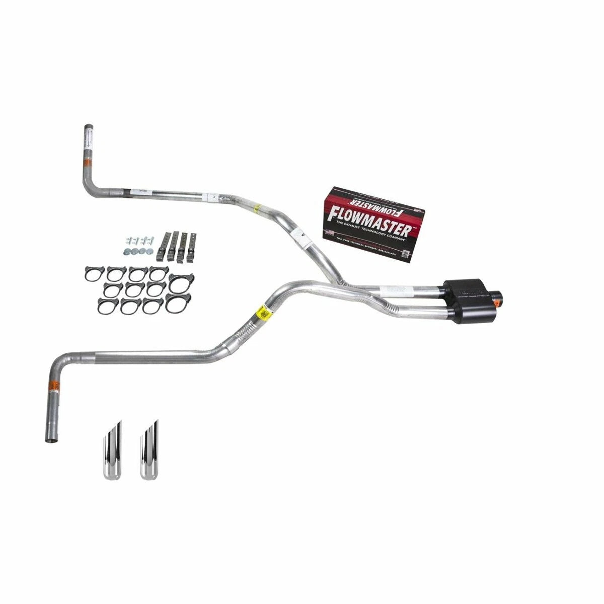 Dual Exhaust 2.5" Pipe for Dakota (1987–1996) - Flowmaster Super 10 SW Tip